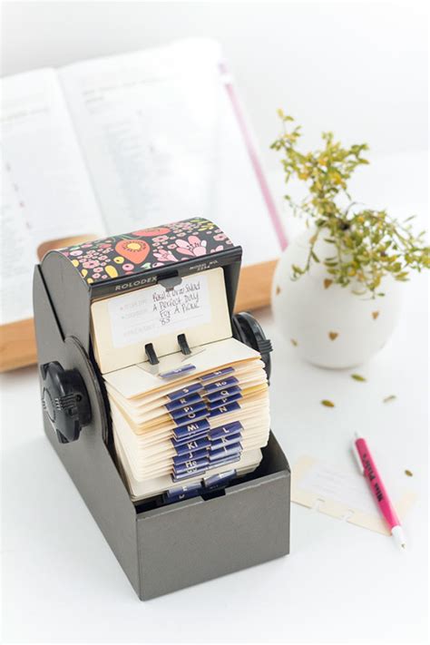 recipe rolodex